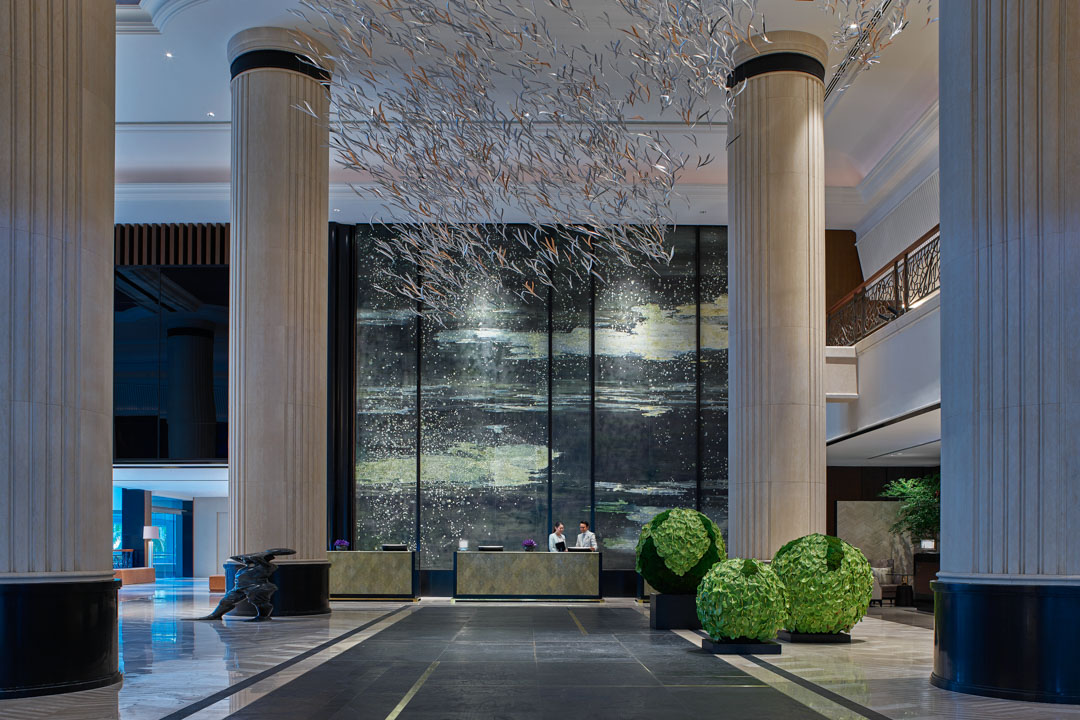 Tree Canopy, lobby of Shangri-La Hotel Singapore